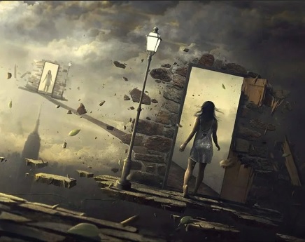 Distorted or warped space seen in a dream what is meaning